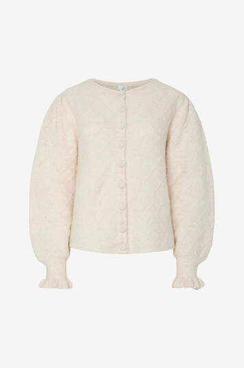 YAS Kardigan yasThelma LS Wool Blend Knit Grå YAS Kardigan yasThelma LS Wool Blend Knit Grå