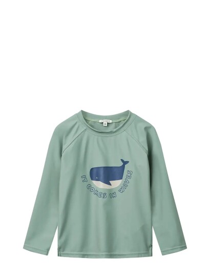 Liewood Noah Placement Longsleeve Swim Tee Green 62 Liewood Noah Placement Longsleeve Swim Tee Green 62