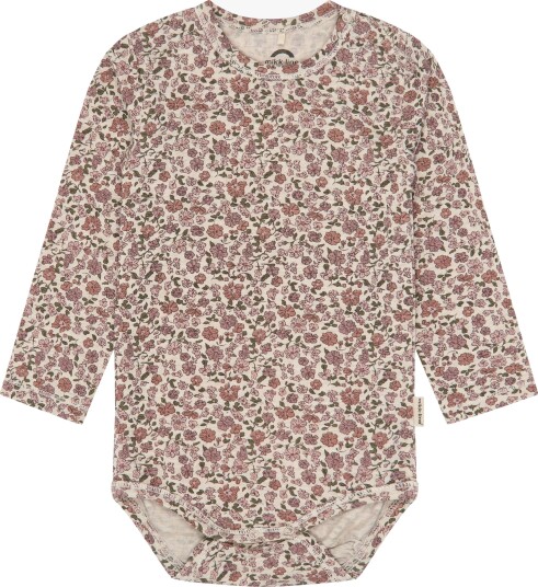 Mikk line Wool/Bamboo Ls Body Aop FLORAL SKETCH AOP 74