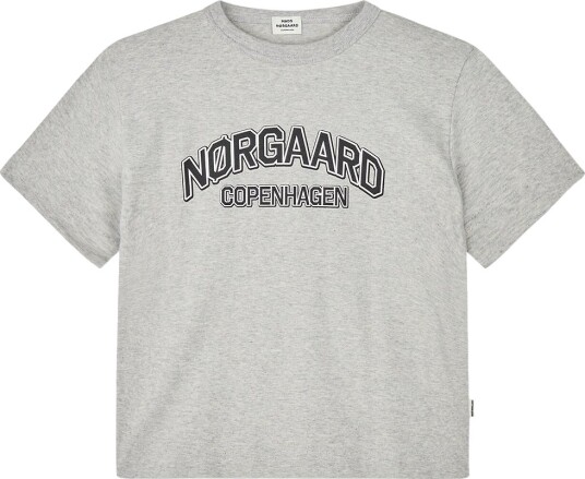 Mads Nørgaard T skjorte Tristhet Mid Grey Melange Mads Nørgaard 8 år (128) T skjorte Grå