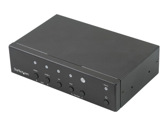 StarTech Multi-Input to HDMI Converter Switch - DisplayPort, VGA and Dual-HDMI to HDMI Switch - Priority and Automatic Switch - 4K (HDVGADP2HD) - StarTech Multi-Input to HDMI Converter Switch - DisplayPort, VGA and Dual-HDMI to HDMI Switch - Priority and Automatic Switch - 4K (HDVGADP2HD) -