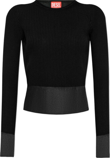 Diesel Dame Strikkevarer Svart L,