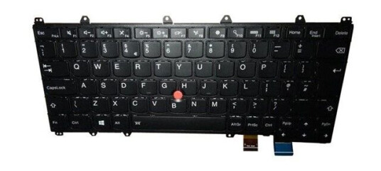 Lenovo Chicony STO-84GB - Brbart tastatur - til utskifting - Engelsk - Storbritannia - Svart