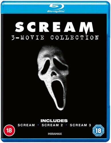 Scream Trilogy Blu-ray 2020 David Arquette, Craven DIR cert 18 3 discs