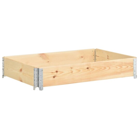 vidaXL Høybed 80x120 cm heltre furu