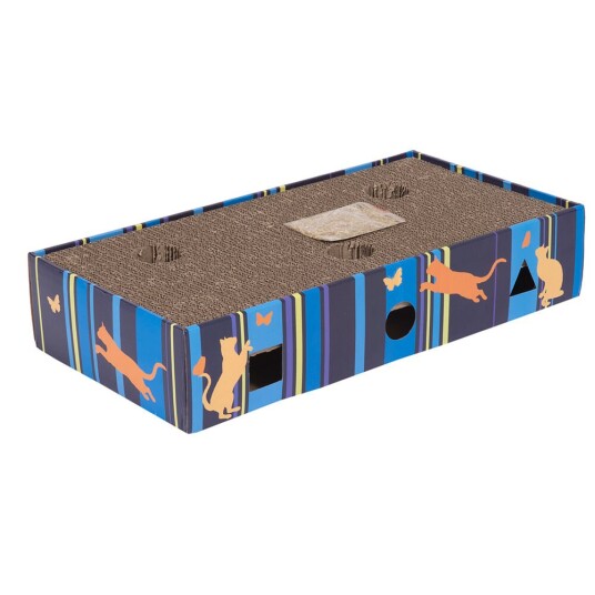 Zooplus Exclusive Kloremøbel Scratch & Play L 45.5 X B 24 X H 9.3 cm 2 Baller