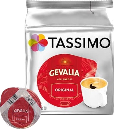 Tassimo Gevalia Original til Tassimo. 16 kapsler Tassimo Gevalia Original til Tassimo. 16 kapsler