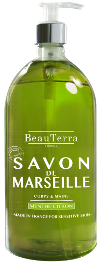 Beau Terra Marseille Liquid Soap Mint Lemon 1000 ml