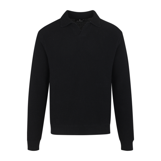 Julien Sweater Black M Structure knit sweater Julien Sweater Black M Structure knit sweater