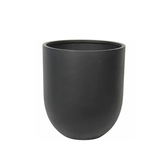 Homefactory RO Fiber pot Black 301018