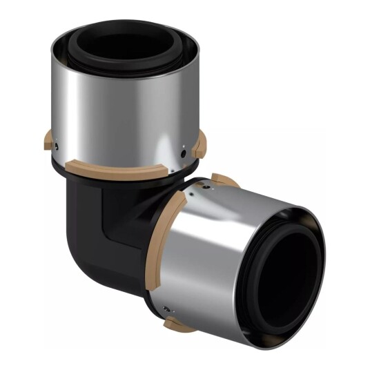 Uponor S-Press 90° Pressvinkel 50 x 50 mm i PPSU plast