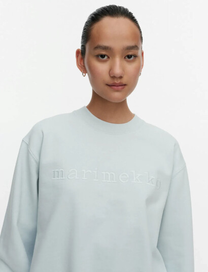 Marimekko Leiot Logo Placement Blue M Marimekko Leiot Logo Placement Blue M