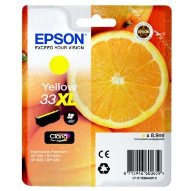 Epson Epson 33XL Blekkpatron gul T3364 Epson Epson 33XL Blekkpatron gul T3364