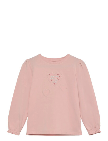 Minymo T Shirt Ls Pink 104 Minymo T Shirt Ls Pink 104