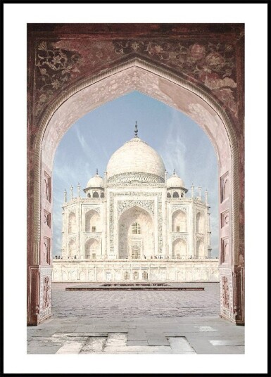 Taj Mahal India Agra Arc Plakat Plakat / 50x70cm