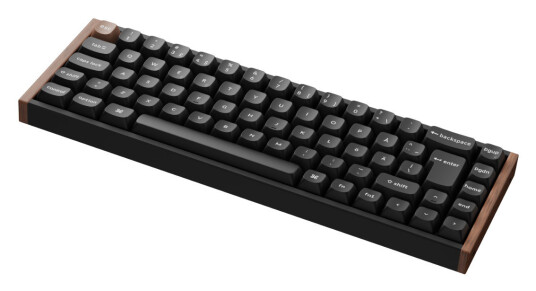 Keychron K6 HE SE 65% Trådløst Gamingtastatur med Gateron 2.0 Purple Brytere - Tre/Svart