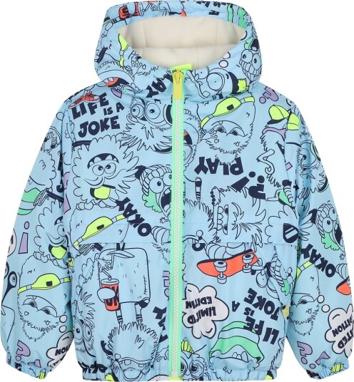 Billieblush Hooded Windbreaker Blue 110 Billieblush Hooded Windbreaker Blue 110