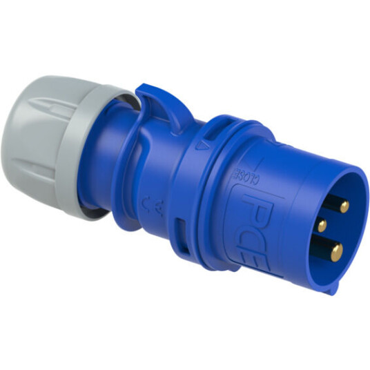 PC Electric Støpsel 32A 2Pol+J 230V 6H IP44 - 1578221 PC Electric Støpsel 32A 2Pol+J 230V 6H IP44 - 1578221