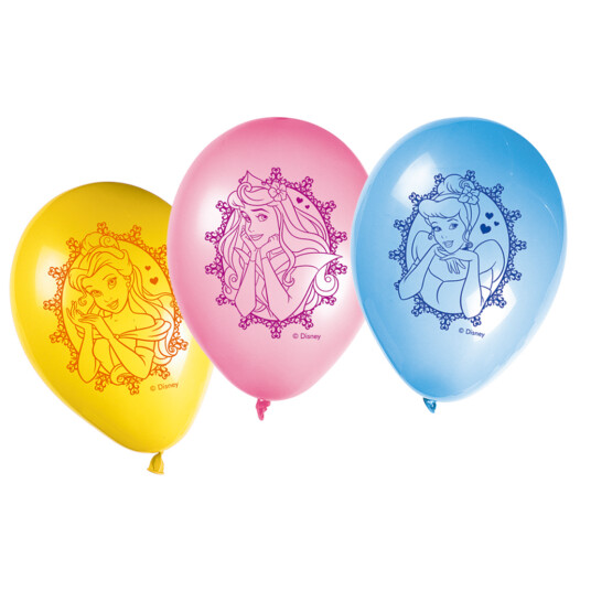 Globos Europe Ballonger Disney Prinsesser 2 - 8-pakning