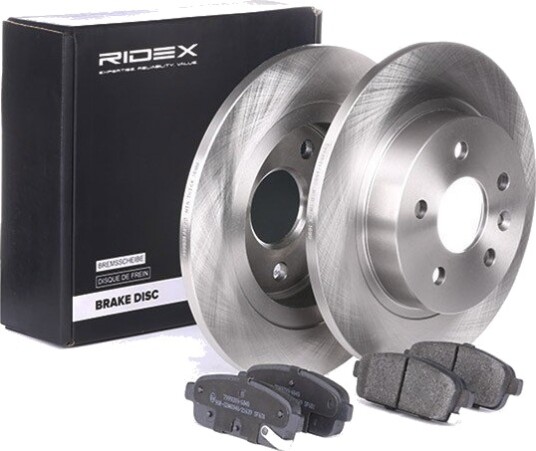 RIDEX 3405B0214 Bremseskiver og -klosser