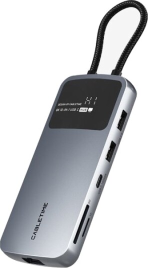 Cabletime Cb80g Usb Type-C Microsd Transflash Sd 10000 Mbit/S 60 Hz 7860 X 4320 4320P