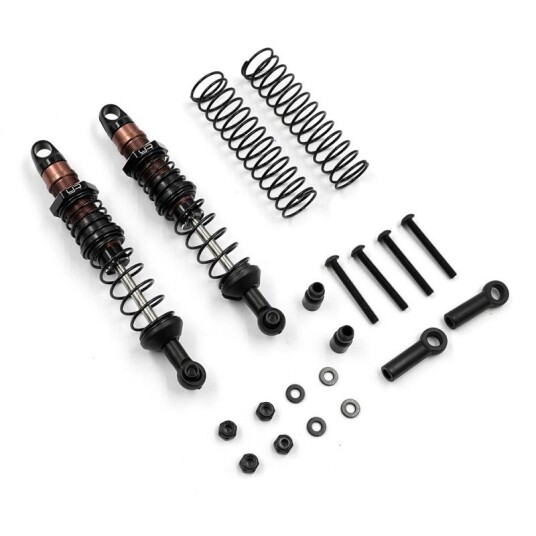Yeah Racing DDC-090BK 90MM DESERT COBRA DUAL SPRING DAMPER PAIR Yeah Racing DDC-090BK 90MM DESERT COBRA DUAL SPRING DAMPER PAIR