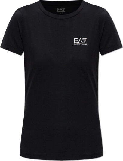 Emporio Armani EA7 Dame Topper Svart XL, Emporio Armani EA7 Dame Topper Svart XL,