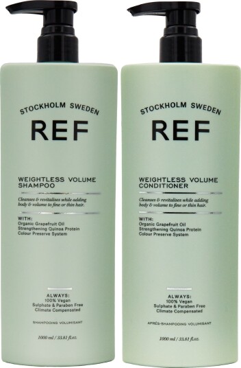 REF. Weightless Volume Bundle Shampoo 1000 ml & Conditioner 1000 ml REF. Weightless Volume Bundle Shampoo 1000 ml & Conditioner 1000 ml