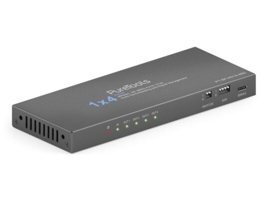 Puretools Pt Sp Hd14 48G Hdmi 4X Hdmi 3,5 Mm 7680 X 4320 Piksler Sort Stål