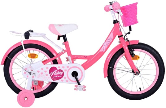 Volare Ashley Barnesykkel 16" Rosa/Rød Volare Ashley Barnesykkel 16" Rosa/Rød