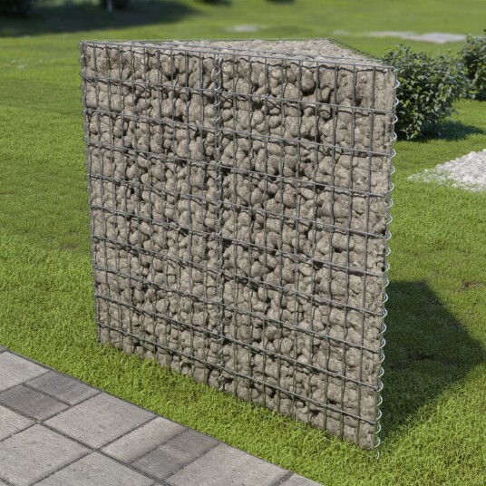 Gabion høybed galvanisert stål 75x75x100 cm Gabion høybed galvanisert stål 75x75x100 cm