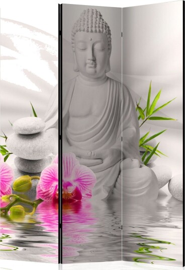 Romdeler Buddha And Orchids 135x172 - Artgeist sp. z o. o.