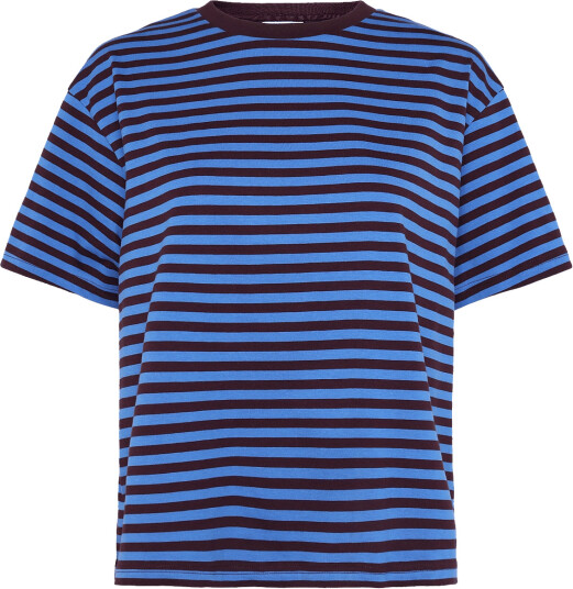 Monki Boxy Cotton T Shirt Blue XS