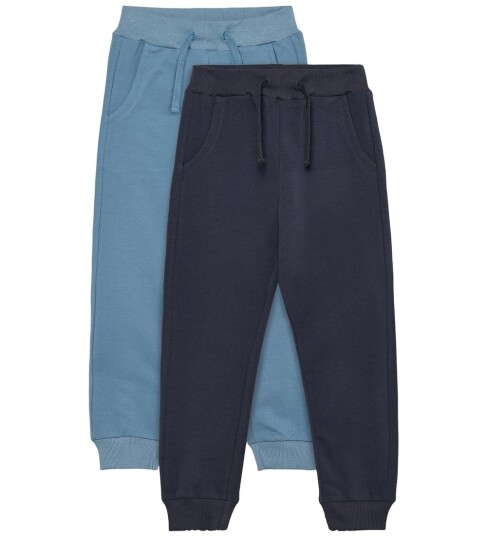 Minymo Basic Joggebukse 2 pk til barn odyssey gray 98 Minymo Basic Joggebukse 2 pk til barn odyssey gray 98