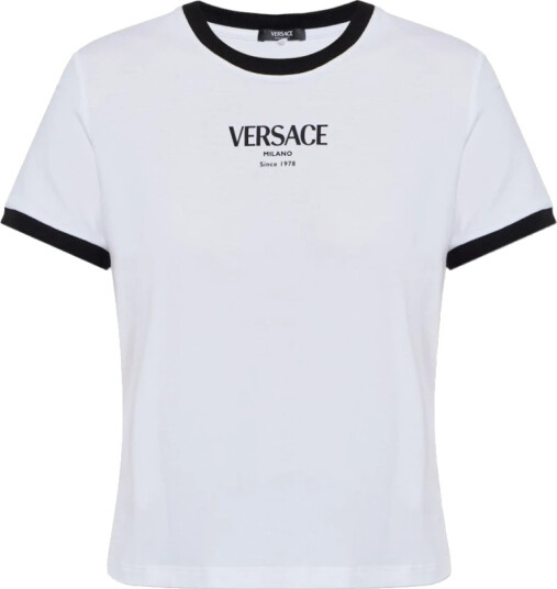 Versace Dame Topper Hvit XS,