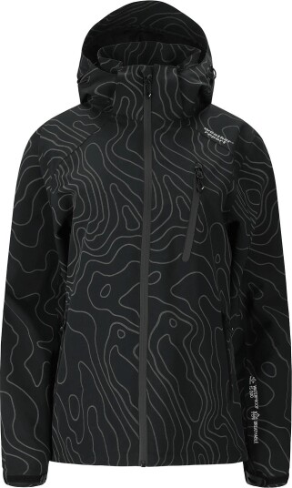 Weather Report Camelia W Aop Awg Jacket W Pro 1500   Black   40