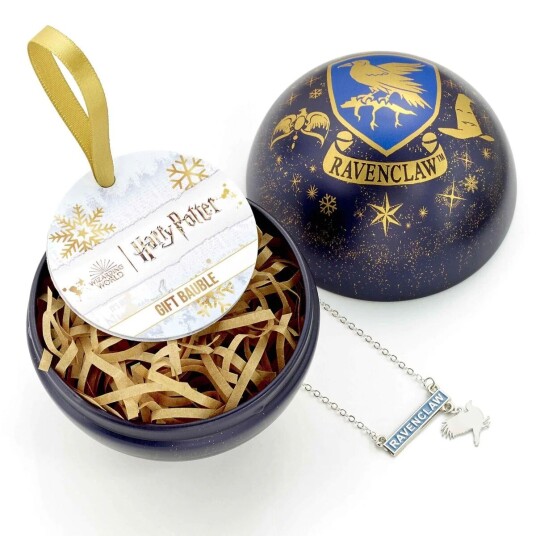 Harry Potter Julekule Med Smykke Ravenclaw