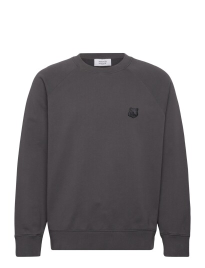 Maison Kitsune Fox Head Oversize Sweatshirt   Grey   L