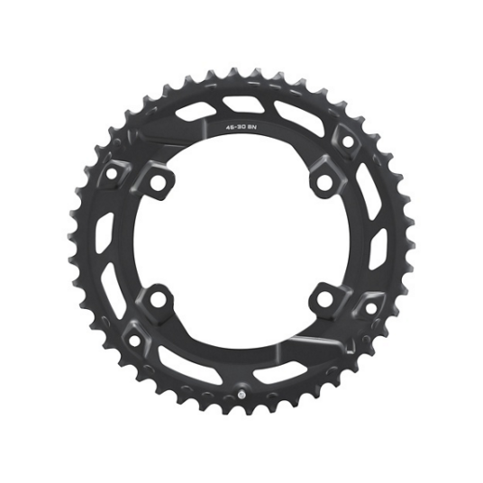 Shimano Cues U6000 2 46 Tanns Klinge til Dobbelt Kranksett Shimano Cues U6000 2 46 Tanns Klinge til Dobbelt Kranksett
