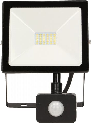 Orno Alled 20W Flomlys Led Flomlys Med Pir 1600Lm Ip44 4000K Alu+Glass Orno Alled 20W Flomlys Led Flomlys Med Pir 1600Lm Ip44 4000K Alu+Glass