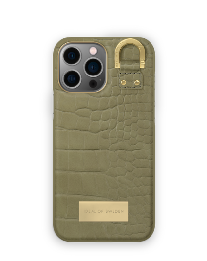 iDeal of Sweden Atelier Case Iphone 12pm/13pm Sage Croco