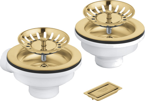 GROHE avløpsventil 1 1/4 t/kv børstet kjølig soloppgang brass
