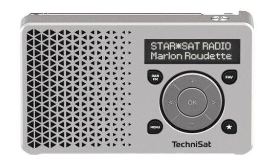 TechniSat Bærbar DAB-radio DigitRadio 1 - Sølv