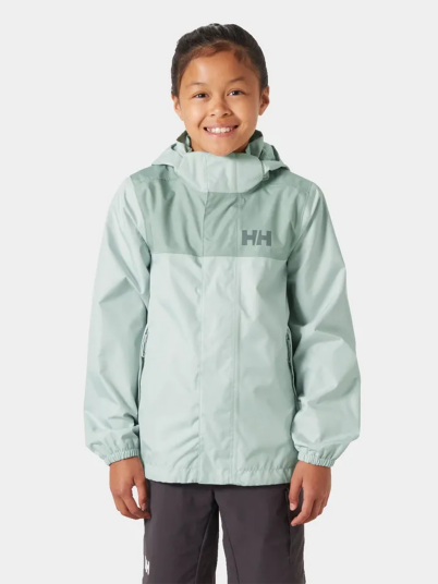 Helly Hansen Junior Vancouver Rain Jacket Grønn 152