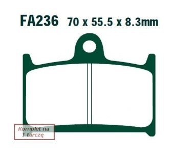 Bremseklosser EBC Brakes FA236