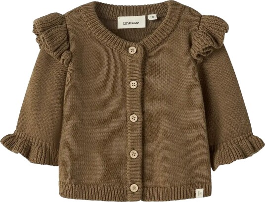 Lil"Atelier Nbfkopa Ls Knit Card Lil Brown 86