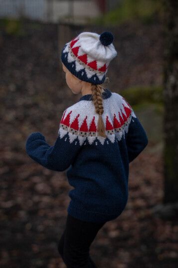 Viking Garn 2032 5b Nisse genser og lue