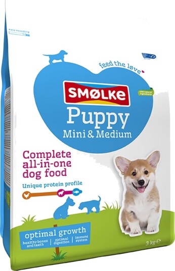 Smolke Tørrfôr Puppy Smølke Mini Medium 3 kg