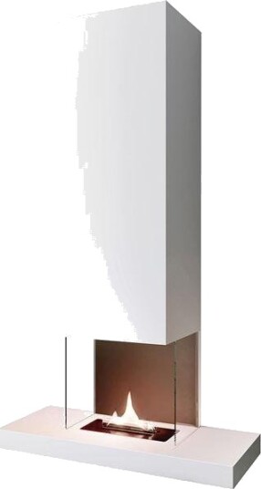 TenderFlame Riff vegghengt peis 180 1,05L hvit TenderFlame Riff vegghengt peis 180 1,05L hvit