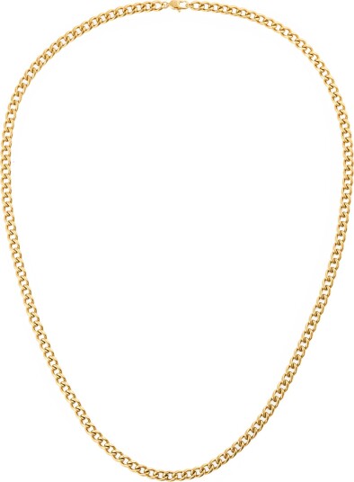 Gold Necklace Ellipse 4mm | DW